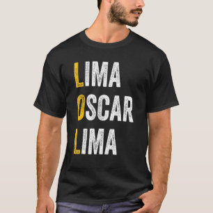 Computer Chat Shortcuts Lima Oscar Lima Lol T-Shirt