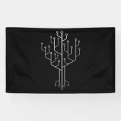 Computer-Chip-Baum-Programmierer Coder Ingenieur T Banner (Horizontal)