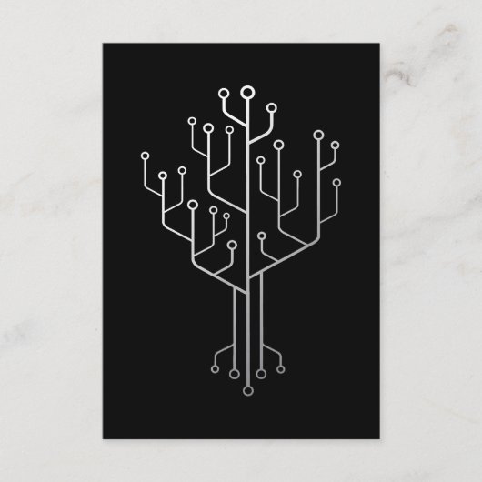 Computer-Chip-Tree-Programmierer-Tschernoteningeni Begleitkarte (Vorderseite)