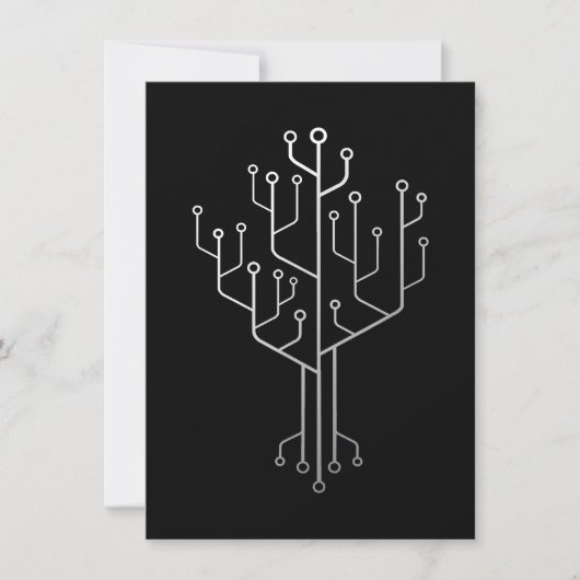 Computer-Chip-Tree-Programmierer-Tschernoteningeni Einladung (Vorderseite)