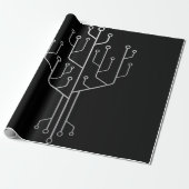Computer-Chip-Tree-Programmierer-Tschernoteningeni Geschenkpapier (Ungerollt)