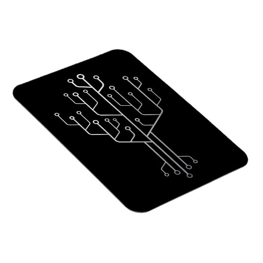 Computer-Chip-Tree-Programmierer-Tschernoteningeni Magnet (Rechte Seite)