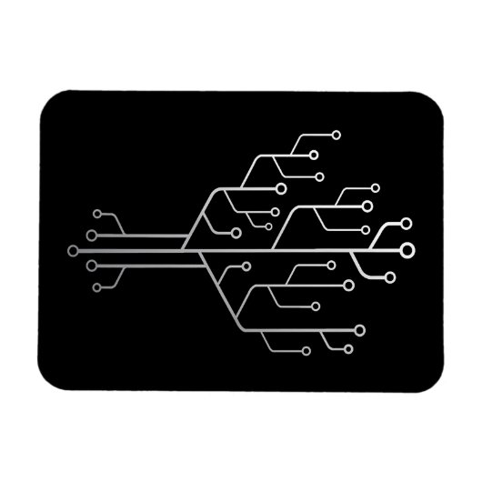 Computer-Chip-Tree-Programmierer-Tschernoteningeni Magnet (Horizontal)