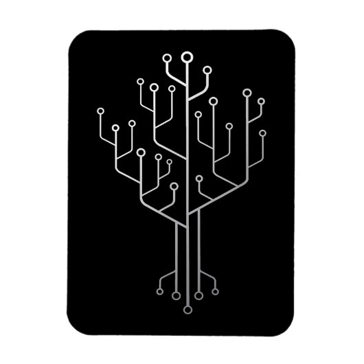 Computer-Chip-Tree-Programmierer-Tschernoteningeni Magnet (Vertikal)