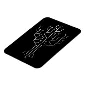 Computer-Chip-Tree-Programmierer-Tschernoteningeni Magnet (Linke Seite)