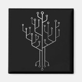 Computer-Chip-Tree-Programmierer-Tschernoteningeni Magnet (Vorne)