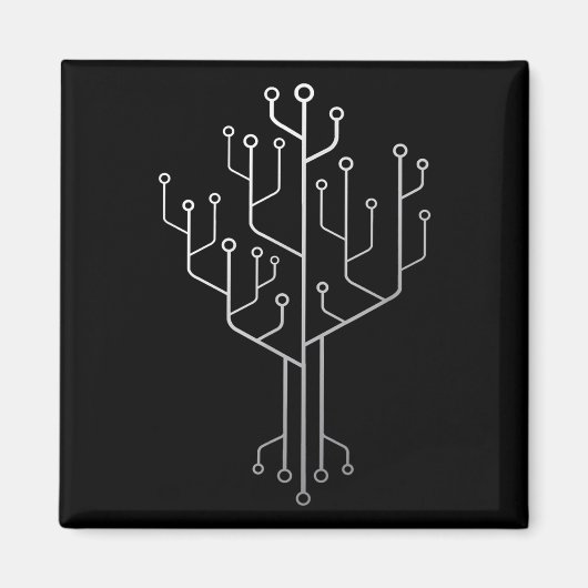 Computer-Chip-Tree-Programmierer-Tschernoteningeni Magnet (Vorne)