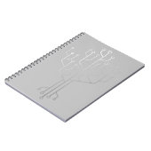 Computer-Chip-Tree-Programmierer-Tschernoteningeni Notizblock (Linke Seite)