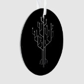 Computer-Chip-Tree-Programmierer-Tschernoteningeni Ornament (Vorderseite)