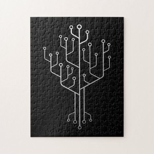 Computer-Chip-Tree-Programmierer-Tschernoteningeni Puzzle (Vertikal)