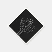 Computer-Chip-Tree-Programmierer-Tschernoteningeni Serviette (Ecke)