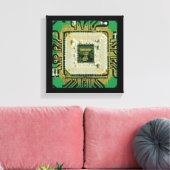 Computer Chip Wall Art Leinwanddruck (Insitu (Wohnzimmer))