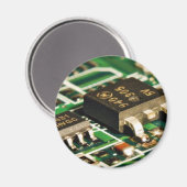 Computer-Chips-Schaltkreise Magnet (Vorderseite/Rückseite)