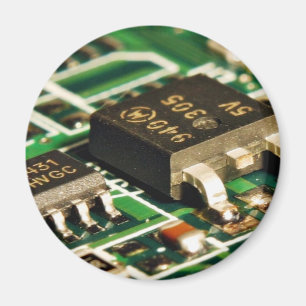 Computer-Chips-Schaltkreise Magnet