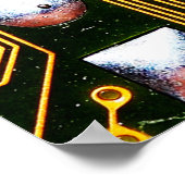 computer circuit boardtelecommunication,abstract,a poster (Ecke)