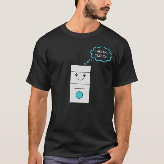Computer Cloud Funny Technology T-Shirt (Vorderseite)