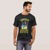 Computer Code Cybersecurity Computer Hacker T-Shirt (Vorne ganz)