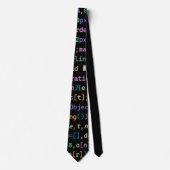 Computer Code Neck Tie Krawatte (Vorderseite)