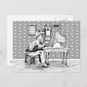Computer Cowboy Postkarte (Vorne/Hinten)