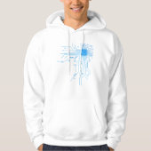 Computer CPU Chip PCB Circuit Design Tech Gift Hoodie (Vorderseite)