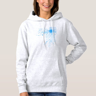 Computer CPU Chip PCB Circuit Design Tech Gift Hoodie