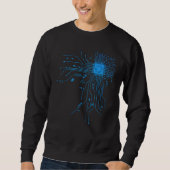 Computer CPU Chip PCB Circuit Design Tech Gift Sweatshirt (Vorderseite)