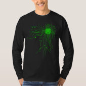 Computer CPU Chip PCB Circuit Design Tech Gift T-Shirt (Vorderseite)