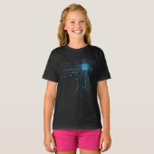 Computer CPU Chip PCB Circuit Design Tech Gift T-Shirt (Vorne ganz)