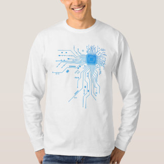 Computer CPU Chip PCB Circuit Design Tech Gift T-Shirt