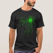 Computer CPU Chip PCB Circuit Design Tech Gift T-Shirt (Vorderseite)