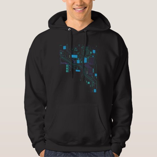 Computer Cpu Computer Scientist Hacker Hoodie (Vorderseite)