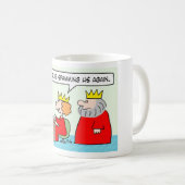 Computer, der Königinkönig Richard III spamming Kaffeetasse (VorderseiteRechts)