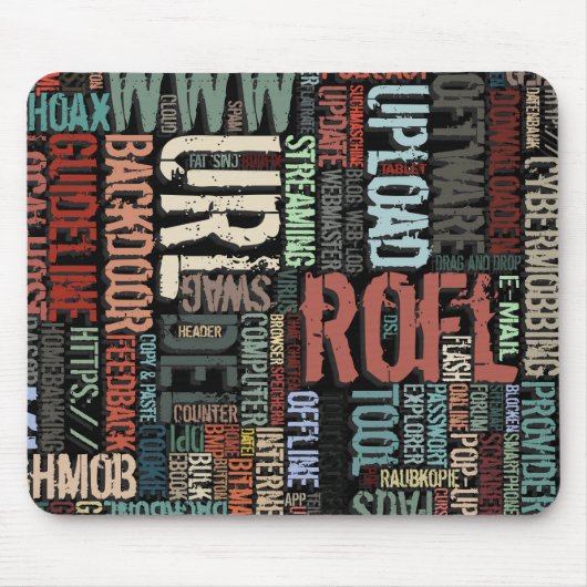 Computer Dictionary in Colors Mouse Pad Mousepad (Vorne)