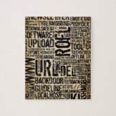 Computer Dictionary - vintage Puzzle (Vertikal)