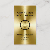 Computer-Dienstleistungen Visitenkarte (Vorderseite)