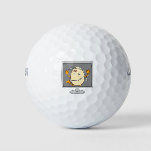 Computer Egghead Golfball (Vorderseite)
