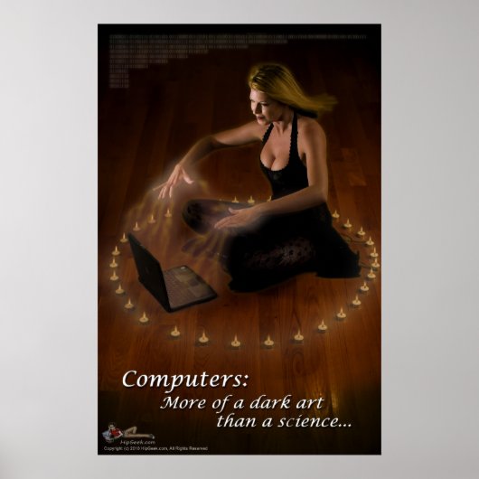 Computer: Eine dunkle Kunst... Poster (Vorne)