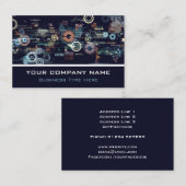 Computer Electronic Graphics Business Card Visitenkarte (Vorne/Hinten)
