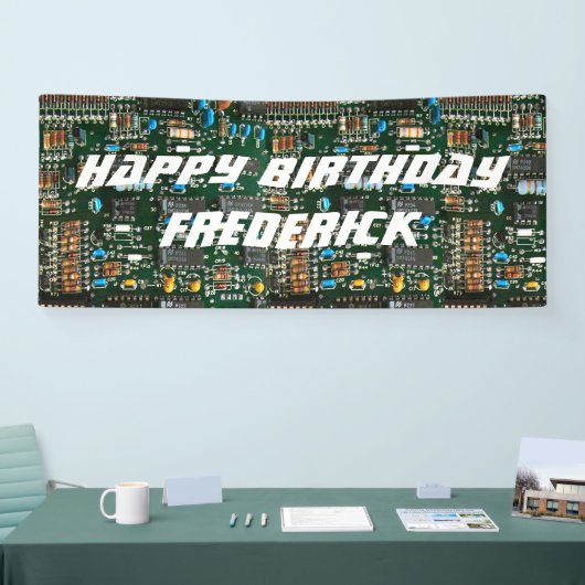 Computer Electronics PCB Frederick Banner (Messe)