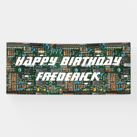 Computer Electronics PCB Frederick Banner (Horizontal)