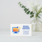 Computer-Elektronikreparaturunternehmen | Technike Visitenkarte (Stehend Vorderseite)