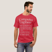 Computer-Engineer Definition T-Shirt (Vorne ganz)