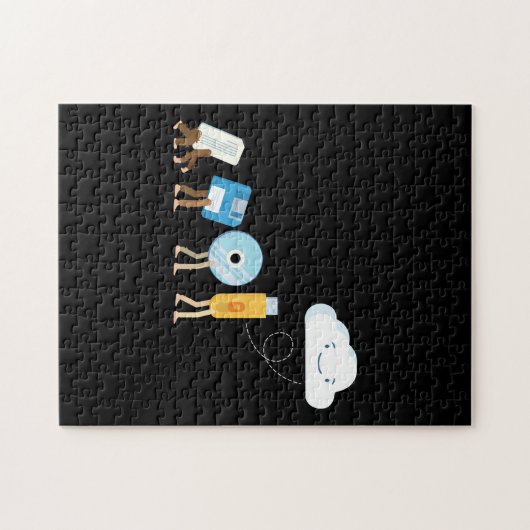 Computer Engineering Funny Geek Engineer Software Puzzle (Horizontal)