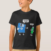 Computer Engineering I Father & Son Floppy Disk En T-Shirt (Vorderseite)