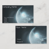 Computer-ErdVisitenkarte Visitenkarte (Vorne/Hinten)