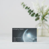 Computer-ErdVisitenkarte Visitenkarte (Stehend Vorderseite)