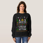 Computer Error 404 Christmas Sweater not found Chr Sweatshirt (Vorne ganz)