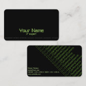 Computer ES sachverständige Visitenkarte (Vorne/Hinten)