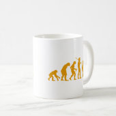 Computer-Evolution Kaffeetasse (VorderseiteRechts)
