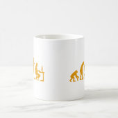 Computer-Evolution Kaffeetasse (Mittel)